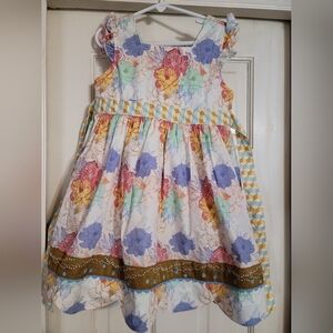 Matilda Jane Hello Lovely Field Of Fireflies Dress Sz 6